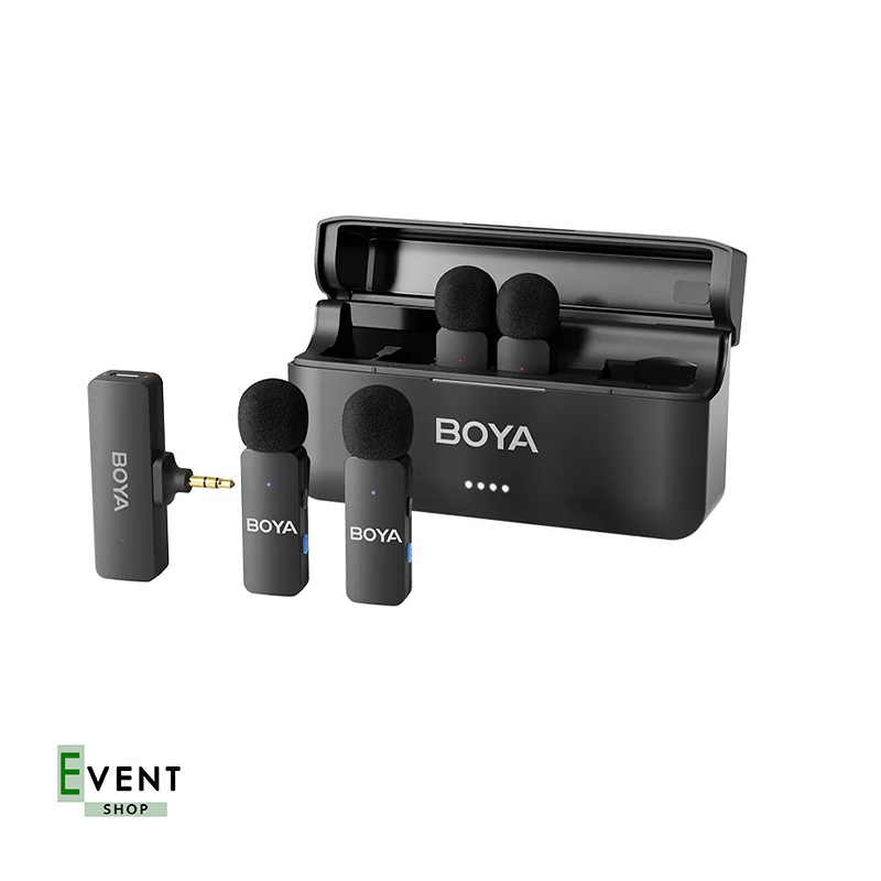 میکروفون بی سیم چهار کانال دوربین BY-V4